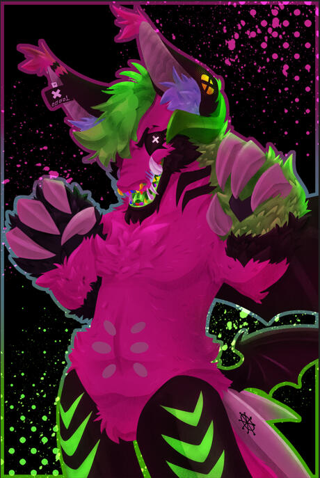 Mayhem for an art trade with my friend sapphire_pidge on insta!