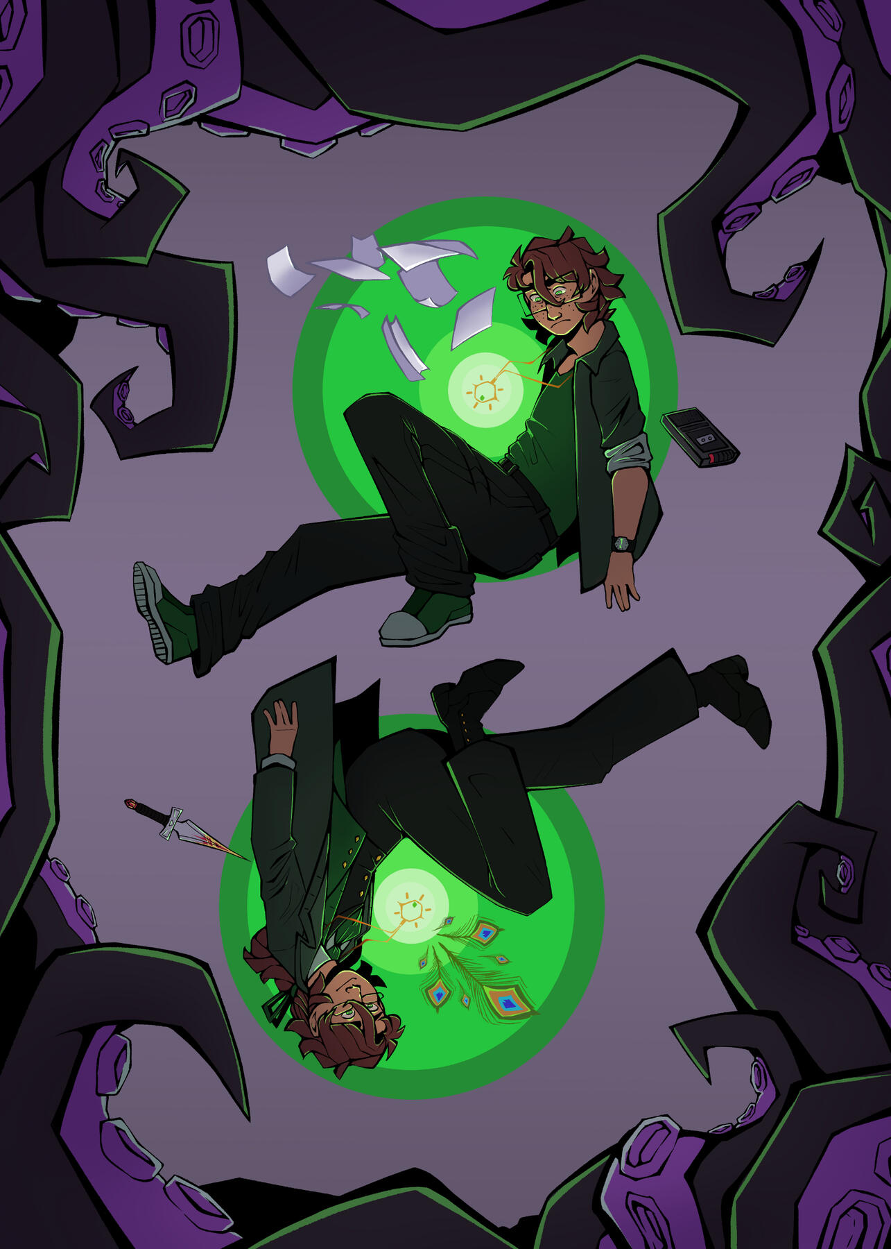 Playing card inspired piece for my OC Danny!